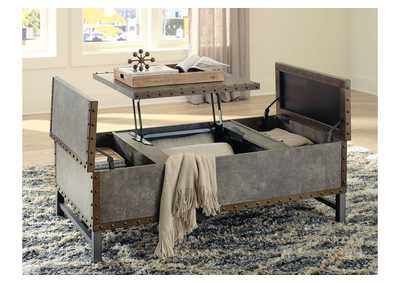 Derrylin Lift-top Coffee Table and 2 Chairside End Tables,Signature Design By Ashley