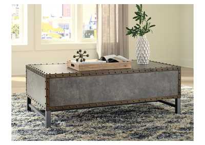 Derrylin Lift-top Coffee Table and 2 Chairside End Tables,Signature Design By Ashley