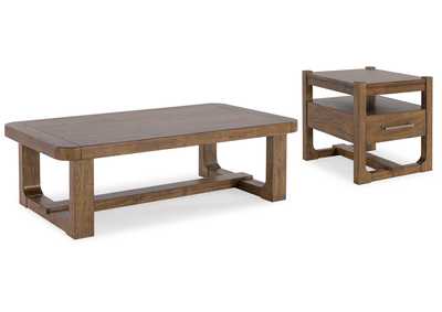 Cabalynn Coffee Table with 1 End Table