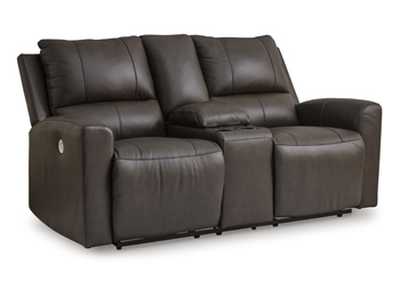 Boxmere Power Reclining Loveseat with Console,Signature Design By Ashley