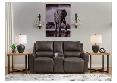 Boxmere Power Reclining Loveseat with Console,Signature Design By Ashley