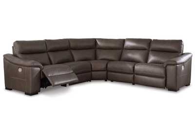 Salvatore 5-Piece Power Reclining Sectional,Signature Design By Ashley