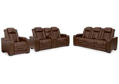 Backtrack Power Reclining Sofa, Loveseat and Recliner,Signature Design By Ashley