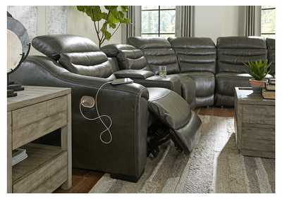 Center Line 6-Piece Sectional with Recliner,Signature Design By Ashley