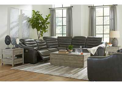 Center Line 5-Piece Sectional with Recliner,Signature Design By Ashley