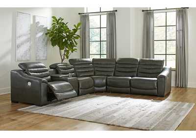 Center Line 6-Piece Power Reclining Sectional,Signature Design By Ashley