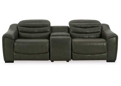 Center Line 3-Piece Power Reclining Loveseat with Console,Signature Design By Ashley