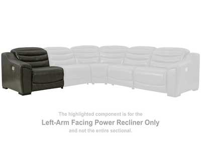 Center Line 2-Piece Power Reclining Sectional Loveseat,Signature Design By Ashley