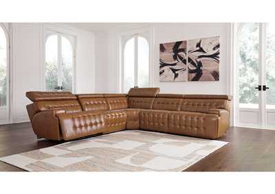 Temmpton 5-Piece Power Reclining Sectional,Signature Design By Ashley