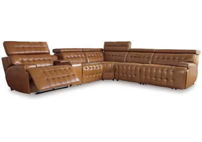 Temmpton 6-Piece Power Reclining Sectional,Signature Design By Ashley