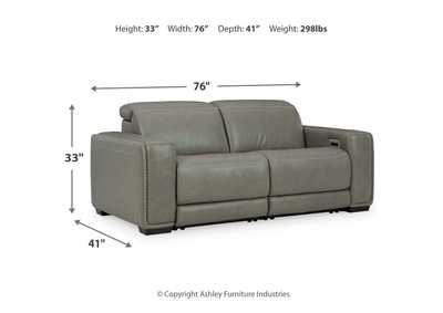 Correze 2-Piece Power Reclining Sectional,Signature Design By Ashley