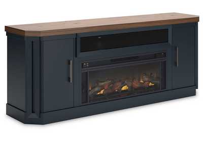 Image for Landocken 83" TV Stand with Electric Fireplace