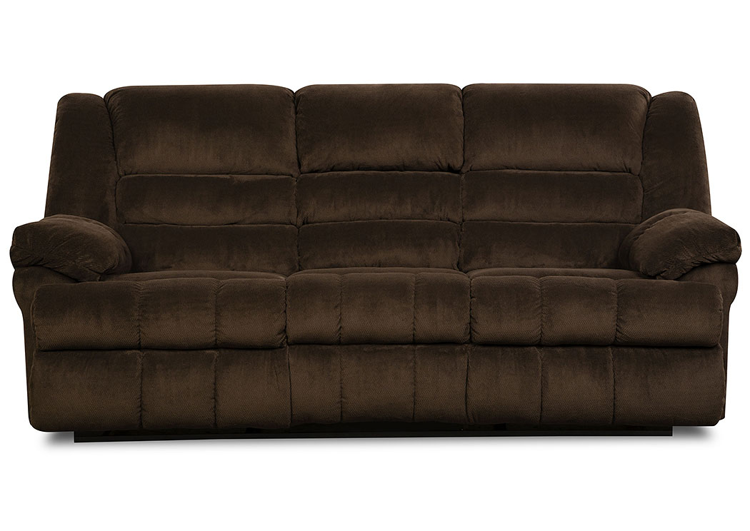 Dynasty Chocolate Double Motion Sofa w/ Table,Atlantic Bedding & Furniture