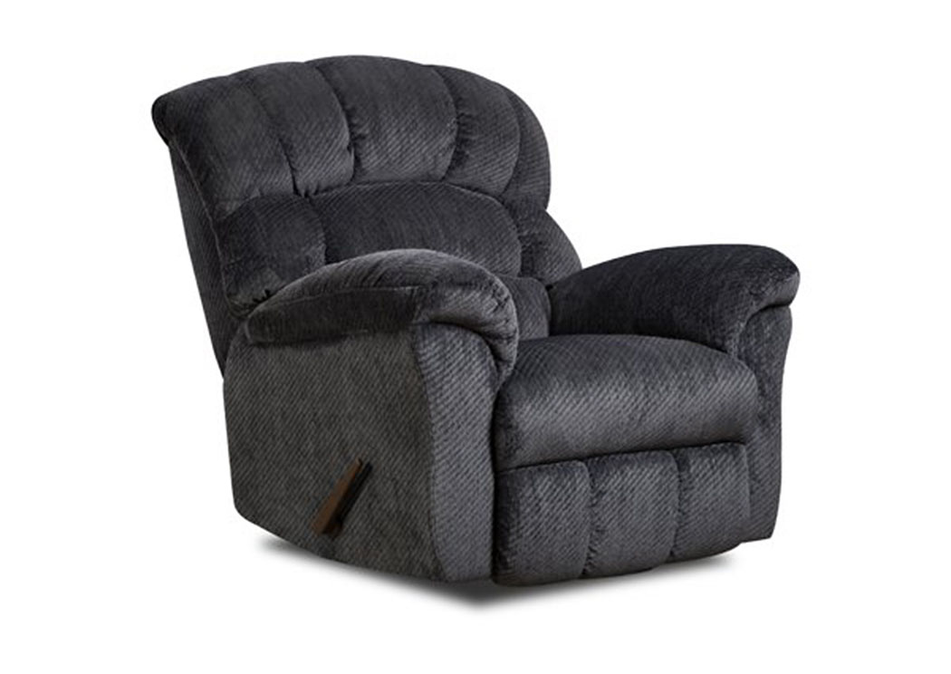 Victor Navy Rocker Recliner,Atlantic Bedding & Furniture