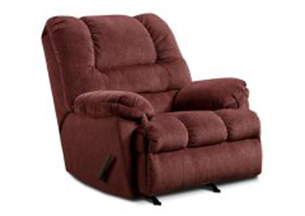 Zig Zag Wine Rocker Recliner,Atlantic Bedding & Furniture