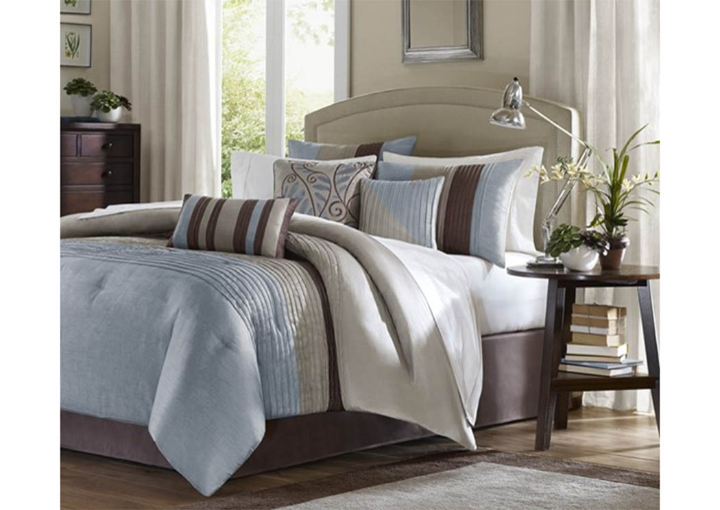 Amherst 7 Piece Queen Comforter Set,Atlantic Bedding & Furniture