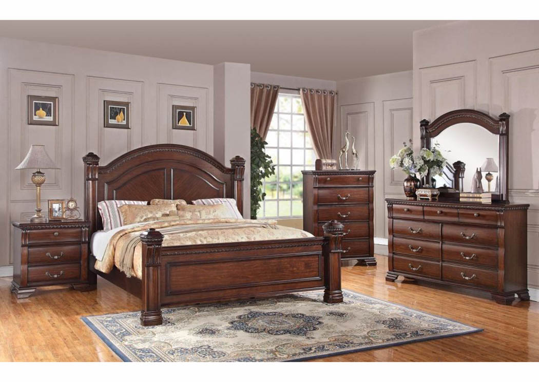 Isabella 3 Drawer Nightstand ,Atlantic Bedding & Furniture