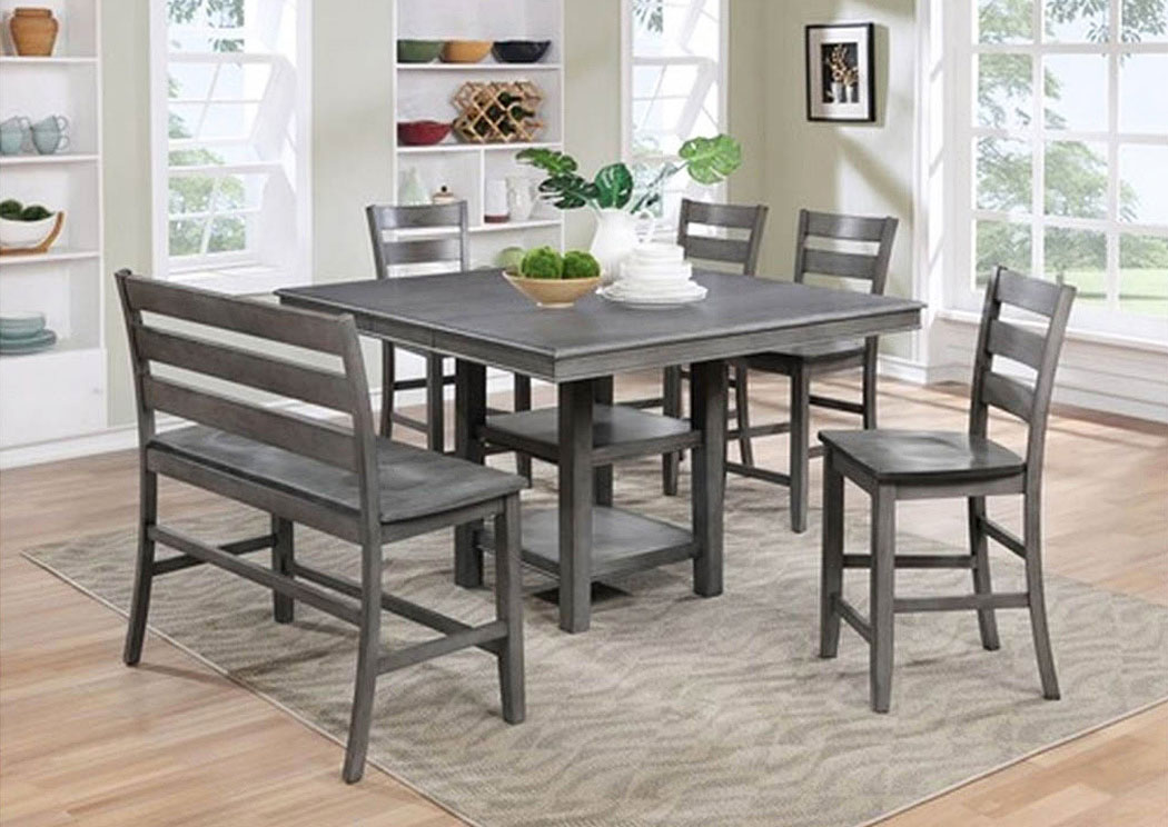 Greyson 6 Piece Pub Table Set,Atlantic Bedding & Furniture