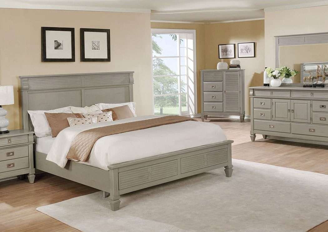 Belmore Dresser - Grey,Atlantic Bedding & Furniture