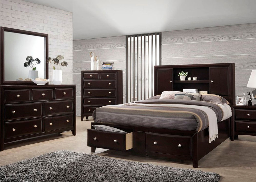 Solitaire Queen Bed,Atlantic Bedding & Furniture