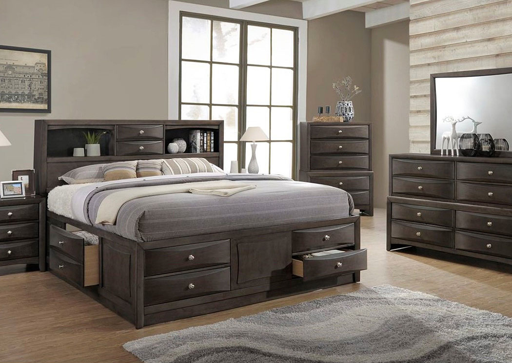 Emily G Queen Bed,Atlantic Bedding & Furniture