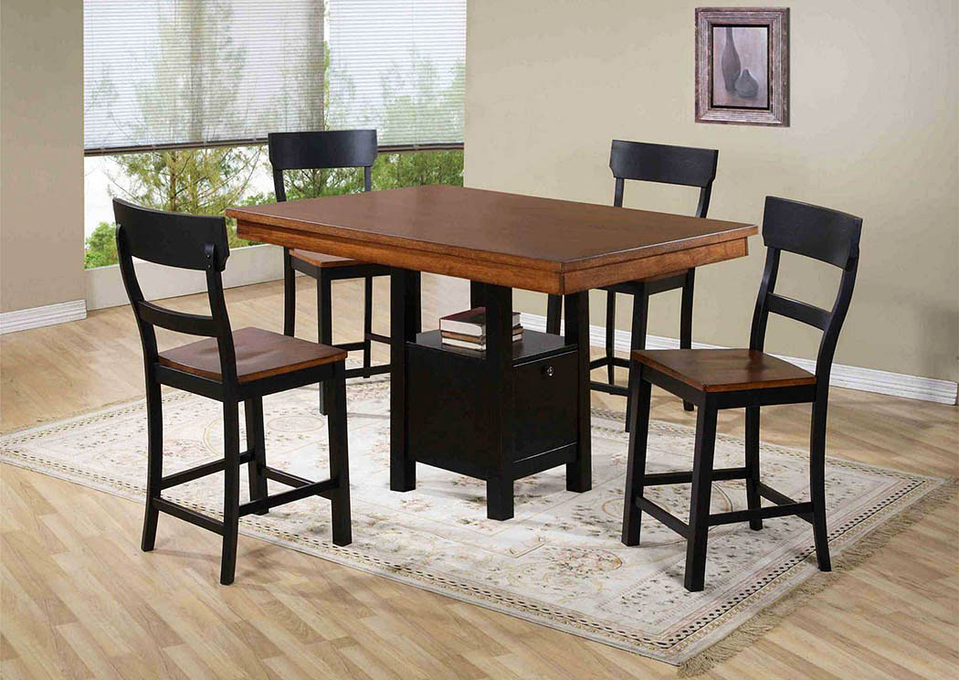 Fritz 5 Piece Pub Table Set,Atlantic Bedding & Furniture