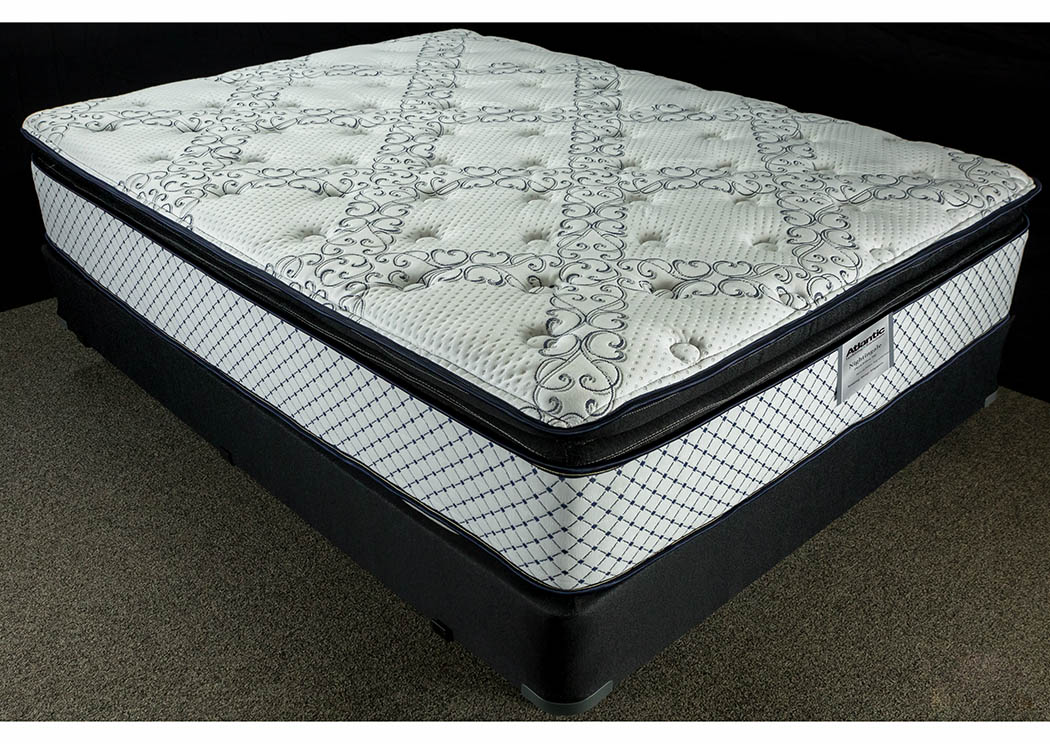 Nightingale King Quant Ind Coil/2" Latex Mattress,Atlantic Bedding & Furniture