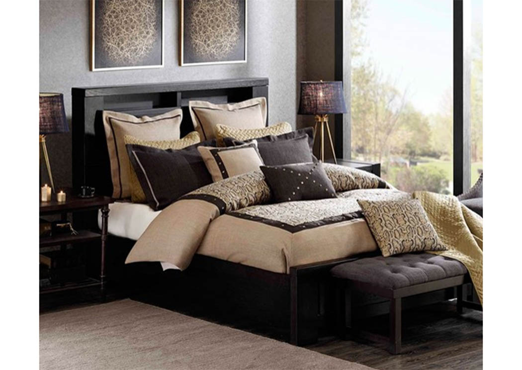 Serpentine Queen Comforter Set,Atlantic Bedding & Furniture