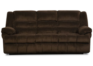 Image for Dynasty Chocolate Double Motion Sofa w/ Table