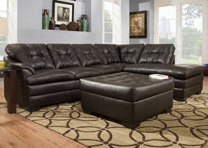 Image for Apollo Espresso Sectional w/ Right Facing Chaise