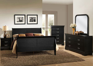 Image for Louis Nightstand - Black