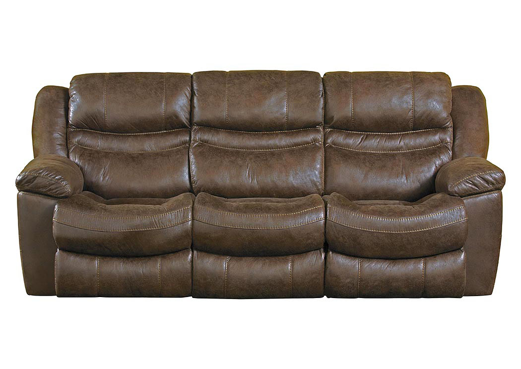 Valiant Elk Reclining Sofa w/3 Recliner & Drop Down Table,ABF Catnapper