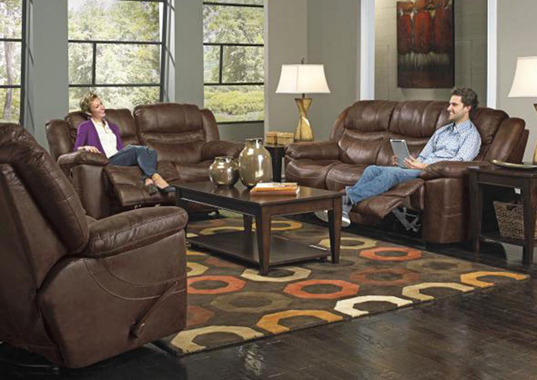 Valiant Elk Reclining Sofa & Loveseat,ABF Catnapper