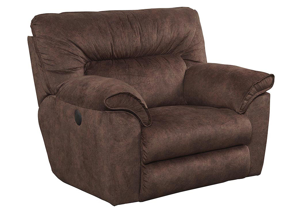 Nichols Chestnut Lay Flat Recliner,ABF Catnapper