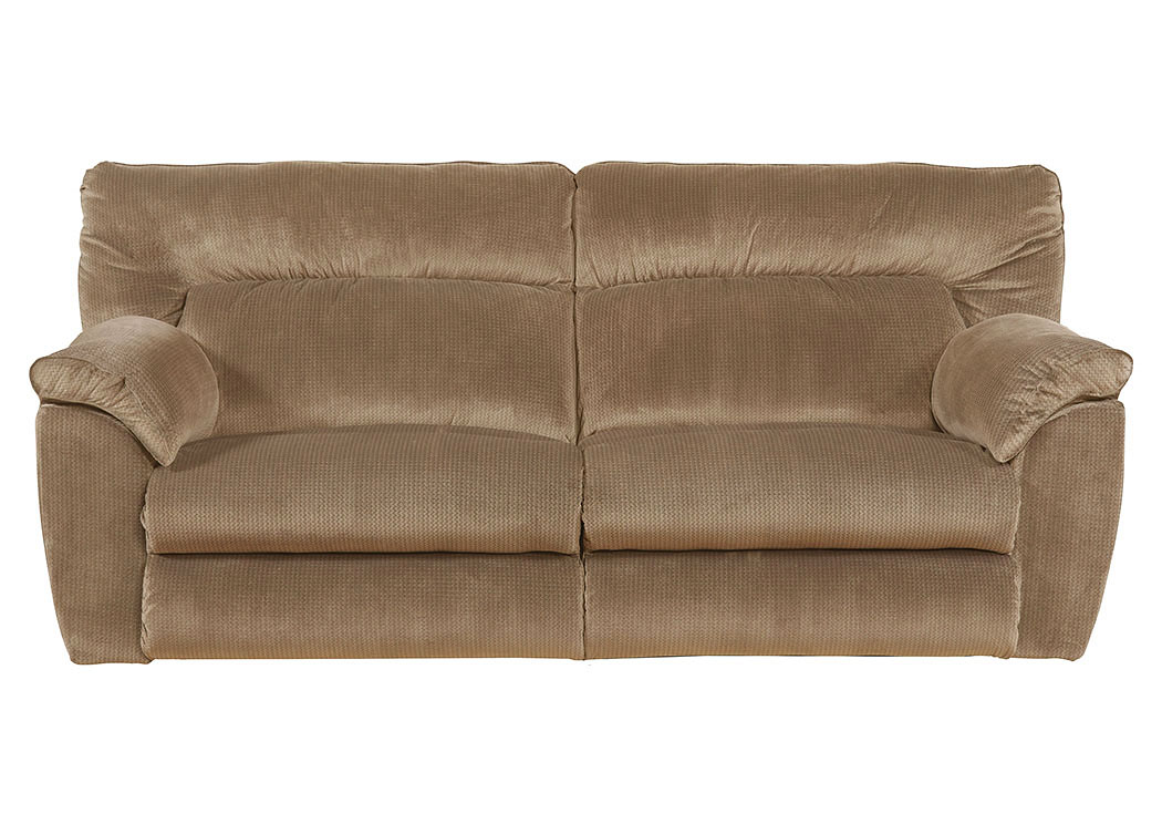 Nichols Fawn Lay Flat Reclining Sofa,ABF Catnapper