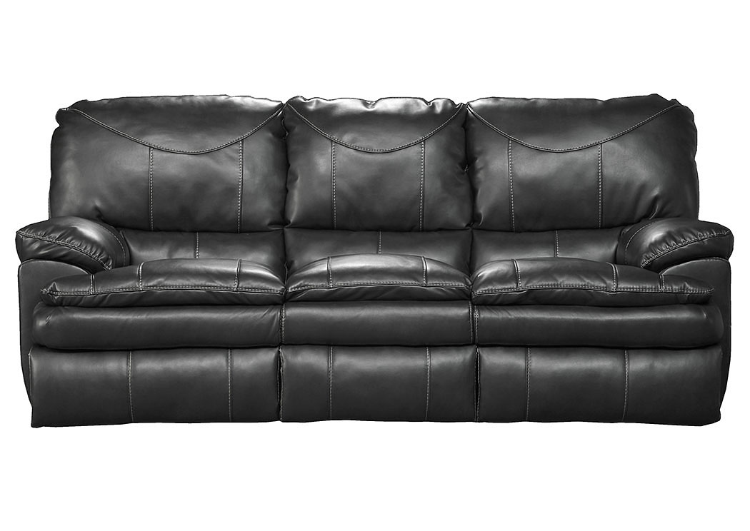 Perez Steel Bonded Leather Reclining Sofa,ABF Catnapper