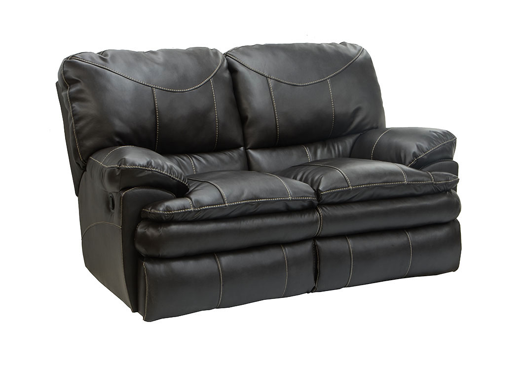 Perez Steel Bonded Leather Power Reclining Loveseat,ABF Catnapper