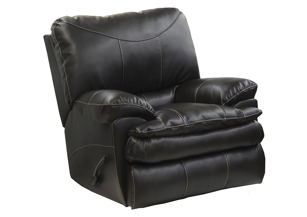 Perez Steel Bonded Leather Rocker Recliner,ABF Catnapper