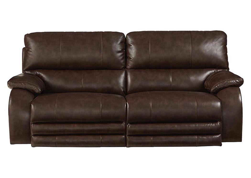 Sheridan Java Power Headrest Power Lay Flat Reclining Sofa,ABF Catnapper