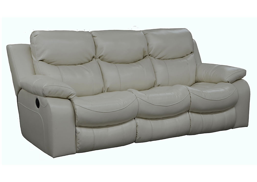 Catalina Ice Bonded Leather Power Reclining Sofa,ABF Catnapper