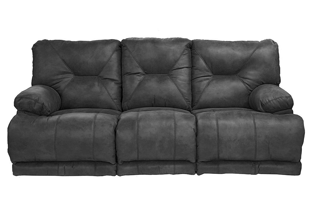 Voyager Slate Lay Flat Reclining Sofa,ABF Catnapper