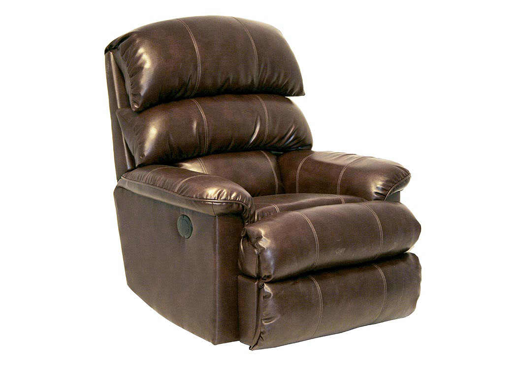 Templeton Espresso Bonded Leather "Inch Away" Wall-Hugger Recliner,ABF Catnapper