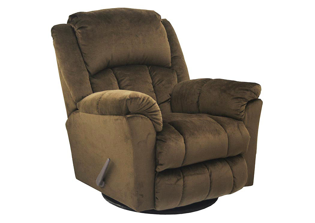 Walnut Swivel Glider Recliner,ABF Catnapper