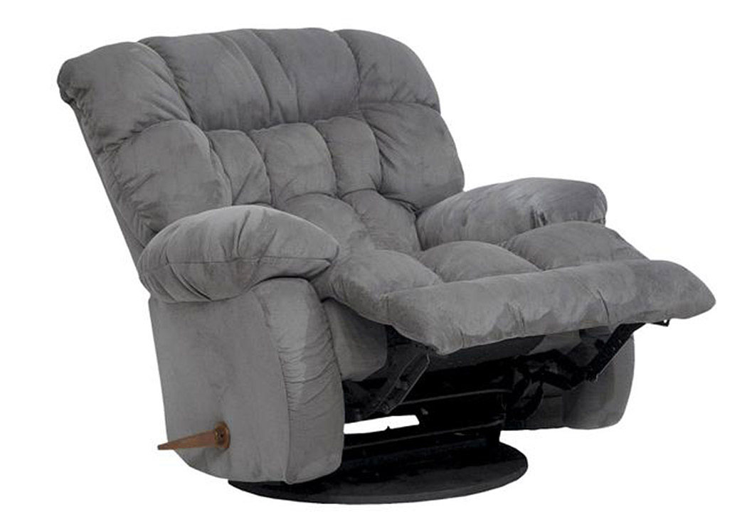 Graphite Chaise Swivel Glider Recliner,ABF Catnapper