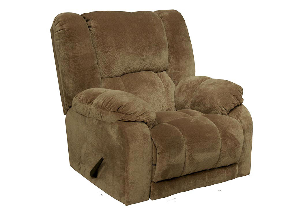 Camel Chaise "Inch-Away" Wall Hugger Recliner w/ Oversized X-tra Comfort Footrest,ABF Catnapper