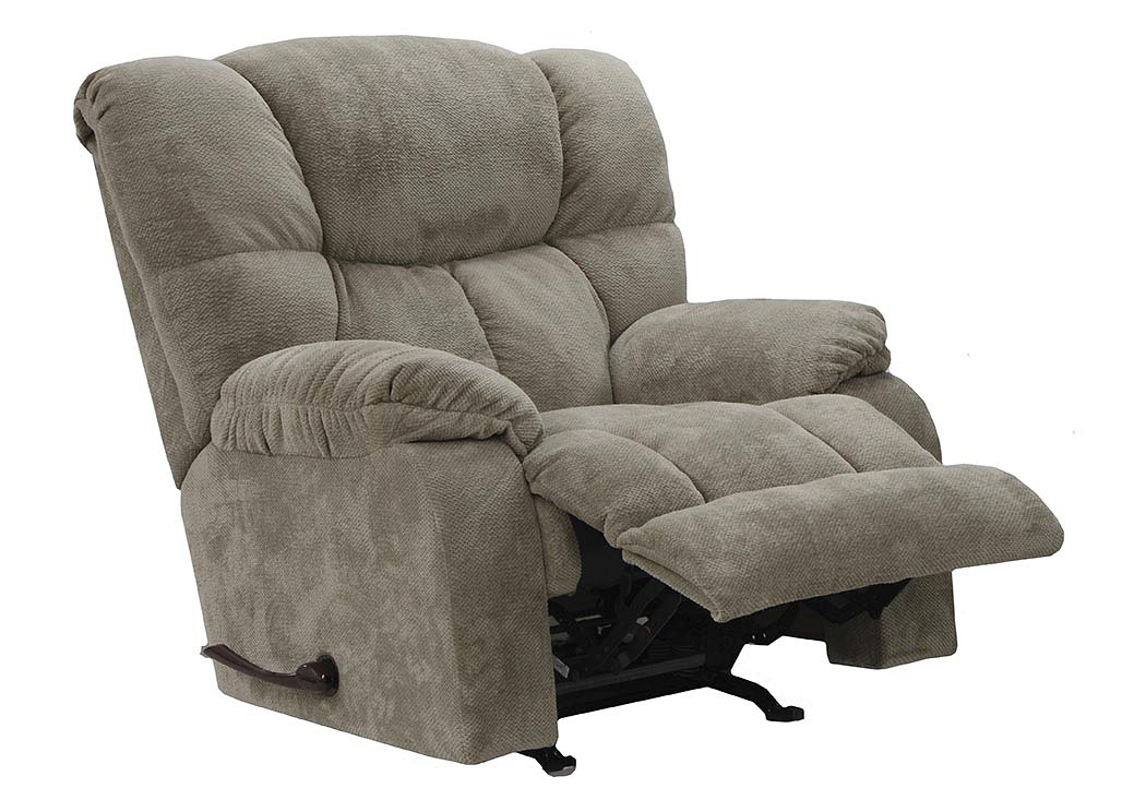 Taupe Chaise Rocker Recliner,ABF Catnapper