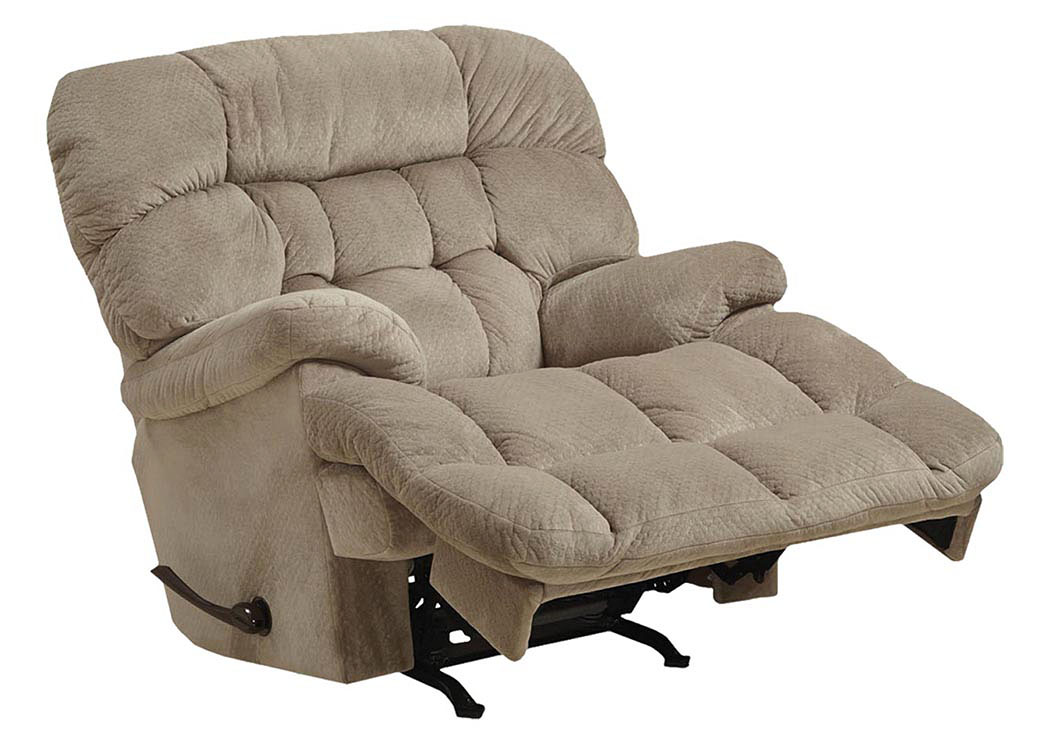 Driftwood Chaise Rocker Recliner w/Heat & Massage,ABF Catnapper