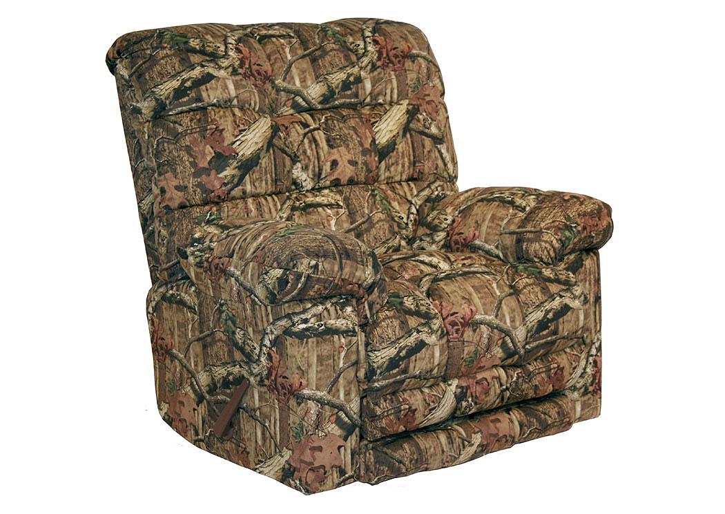 Mossy Oak Infinity Chaise Rocker Recliner - Oversized - w/ X-tra Comfort Footrest,ABF Catnapper