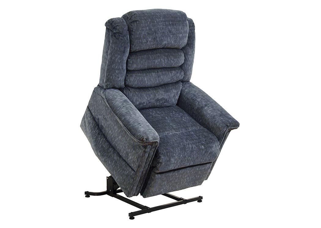 Galaxy Power Lift Full Lay-Out Chaise Recliner w/Heat & Massage,ABF Catnapper