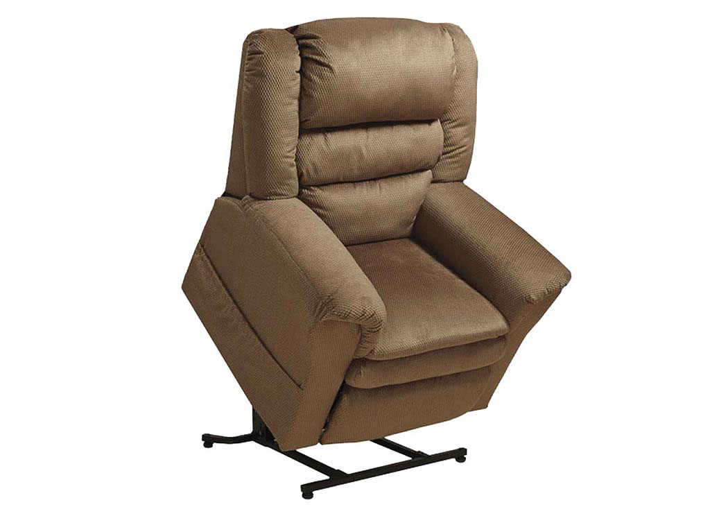 Coffee Power Lift Recliner w/Pillowtop Seat,ABF Catnapper